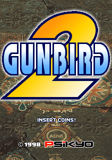 Gunbird 2 Title Screen