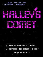 Halley's Comet (US) Title Screen