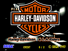 Harley-Davidson and L.A. Riders (Revision B) Title Screen