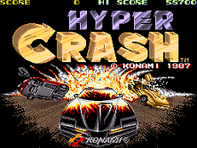 Hyper Crash (version D) Title Screen