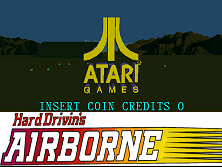 Hard Drivin's Airborne (prototype) Title Screen
