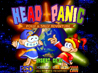 Head Panic (ver. 0117, 17/01/2000) Title Screen