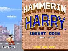 Hammerin' Harry (World, M81) Title Screen