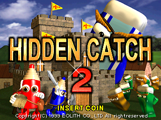 Hidden Catch 2 (pcb ver 3.03) (Kor/Eng) (AT89c52 protected) Title Screen
