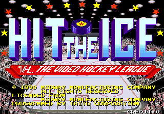 Hit the Ice (Japan) Title Screen