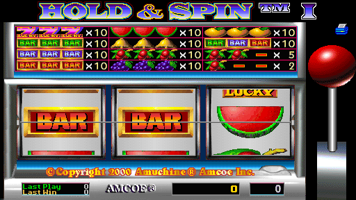 Hold & Spin I (Version 2.7T Dual) Title Screen