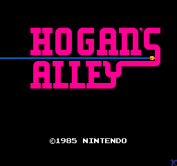 Vs. Hogan's Alley (set HA4-1 E-1) Title Screen
