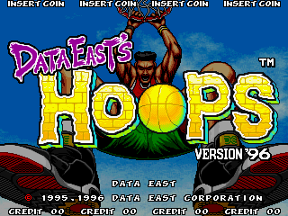Hoops '96 (Europe/Asia 2.0) Title Screen