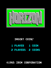 Horizon (Irem) Title Screen