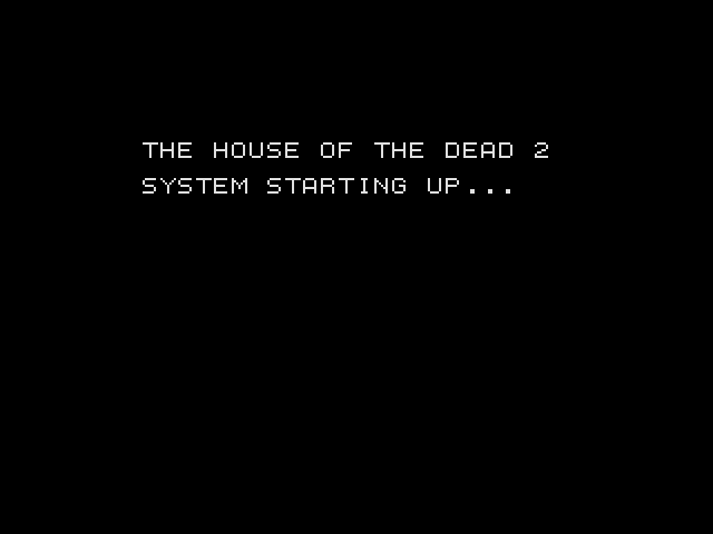 House of the Dead 2 (USA) Title Screen