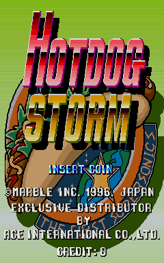 Hotdog Storm (International) Title Screen