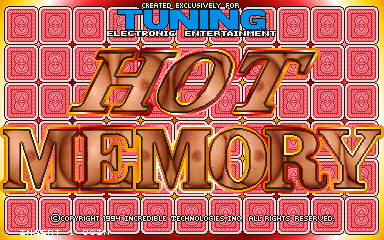 Hot Memory (V1.1, Germany, 11/30/94) Title Screen