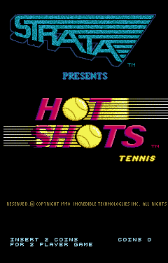 Hot Shots Tennis (V1.1) Title Screen
