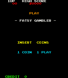 Fatsy Gambler (Video Hustler bootleg) Title Screen