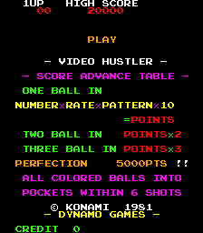 Video Hustler (Dynamo Games) Title Screen