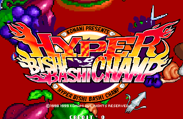 Hyper Bishi Bashi Champ (GQ876 VER. EAA) Title Screen