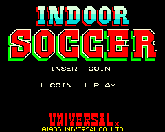 Indoor Soccer (set 2) Title Screen