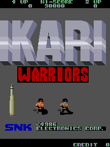 Ikari Warriors (US) Title Screen