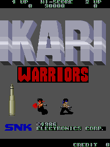 Ikari Warriors (US No Continues) Title Screen
