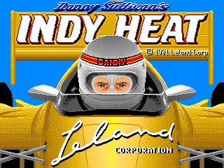 Danny Sullivan's Indy Heat Title Screen