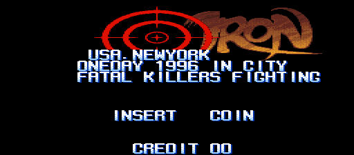 Iron (SNES bootleg) Title Screen