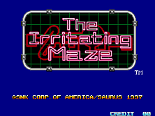 The Irritating Maze / Ultra Denryu Iraira Bou Title Screen