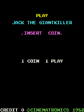 Jack the Giantkiller (set 1) Title Screen