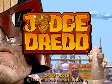 Judge Dredd (rev LA1, prototype) Title Screen