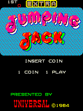 Jumping Jack Title Screen