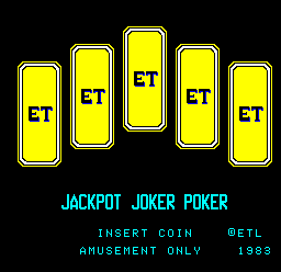 Jackpot Joker Poker (set 1) Title Screen