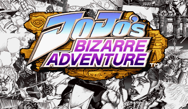 JoJo's Bizarre Adventure (Euro 990927, NO CD) Title Screen