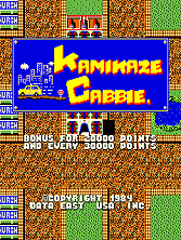 Kamikaze Cabbie Title Screen
