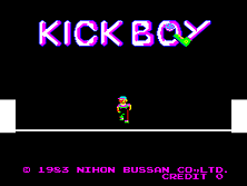 Kick Boy Title Screen