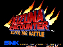 Kizuna Encounter - Super Tag Battle / Fu'un Super Tag Battle Title Screen