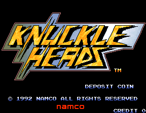 Knuckle Heads (World) Title Screen
