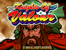 Knights of Valour / Sangoku Senki (ver. 117) Title Screen