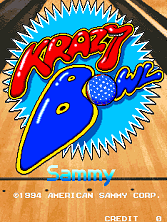 Krazy Bowl Title Screen