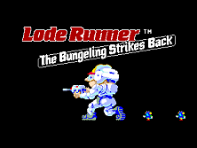 Lode Runner II - The Bungeling Strikes Back Title Screen