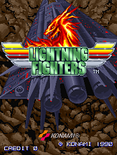 Lightning Fighters (World) Title Screen