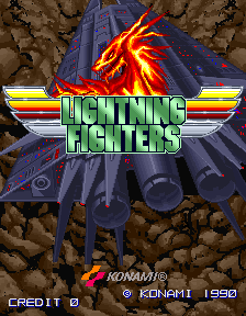 Lightning Fighters (Asia) Title Screen