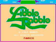 Libble Rabble Title Screen