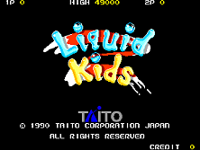 Liquid Kids (World) Title Screen