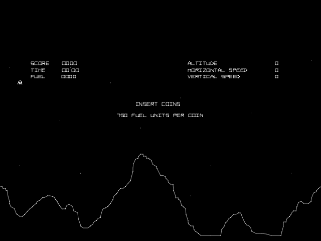 Lunar Lander (rev 2) Title Screen