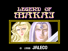 Legend of Makai (World) Title Screen
