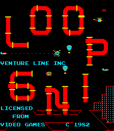 Looping (Venture Line license, set 2) Title Screen
