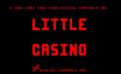 Little Casino (newer) Title Screen