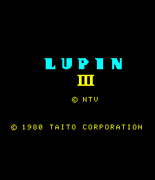 Lupin III (set 2) Title Screen