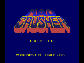 Mad Crusher (Japan) Title Screen