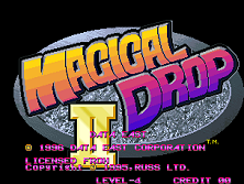 Magical Drop II Title Screen