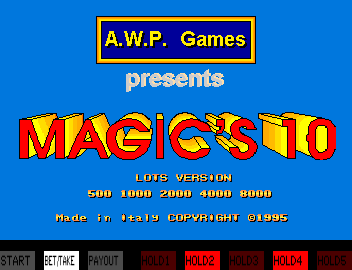 Magic's 10 (ver. 16.45) Title Screen